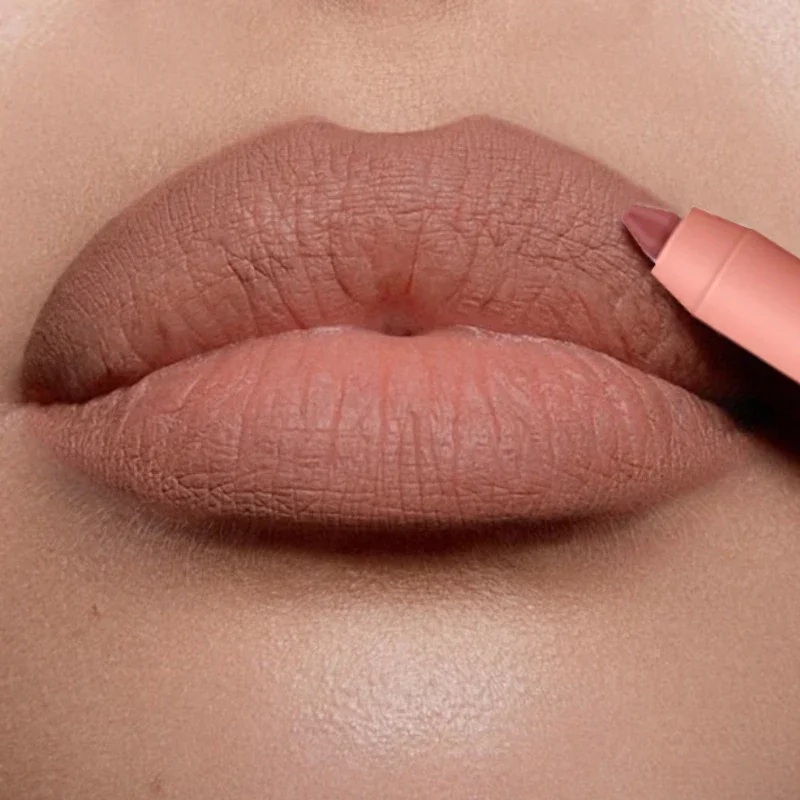 Waterproof Matte Lipliner Pencil Sexy Red Contour Tint Lipstick Pencil Lasting Non-stick Cup Moisturising Lips Makeup Cosmetics 2