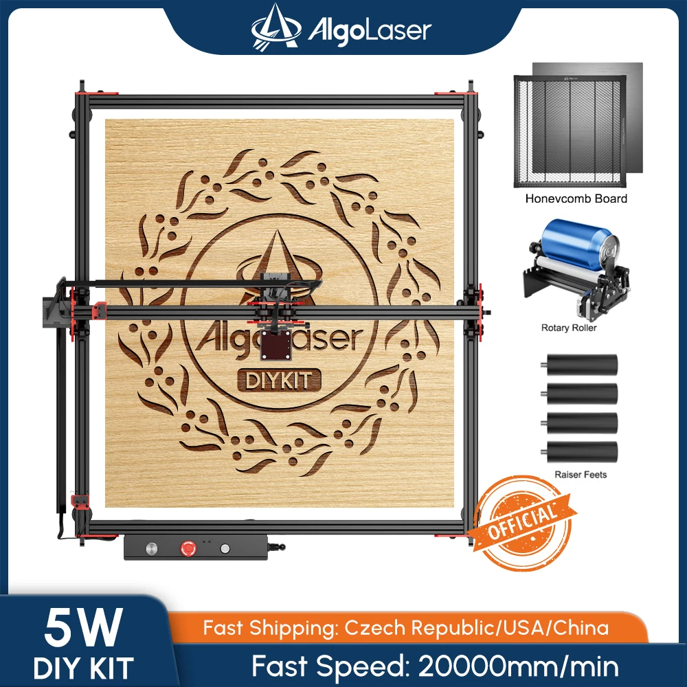 スマホ対応 レーザー彫刻機 AlgoLaser DIY KIT 5W おまけ付き スマホ対応 レーザー彫刻機 AlgoLaser DIY KIT 5W おまけ付き スマホ
