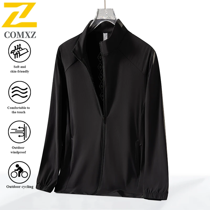 Summer UV Protection Jacket UPF50+ Detachable Hood Fishing Skin Coat Men Women Lightweight Outdoor Sports Sunscreen clothing2025