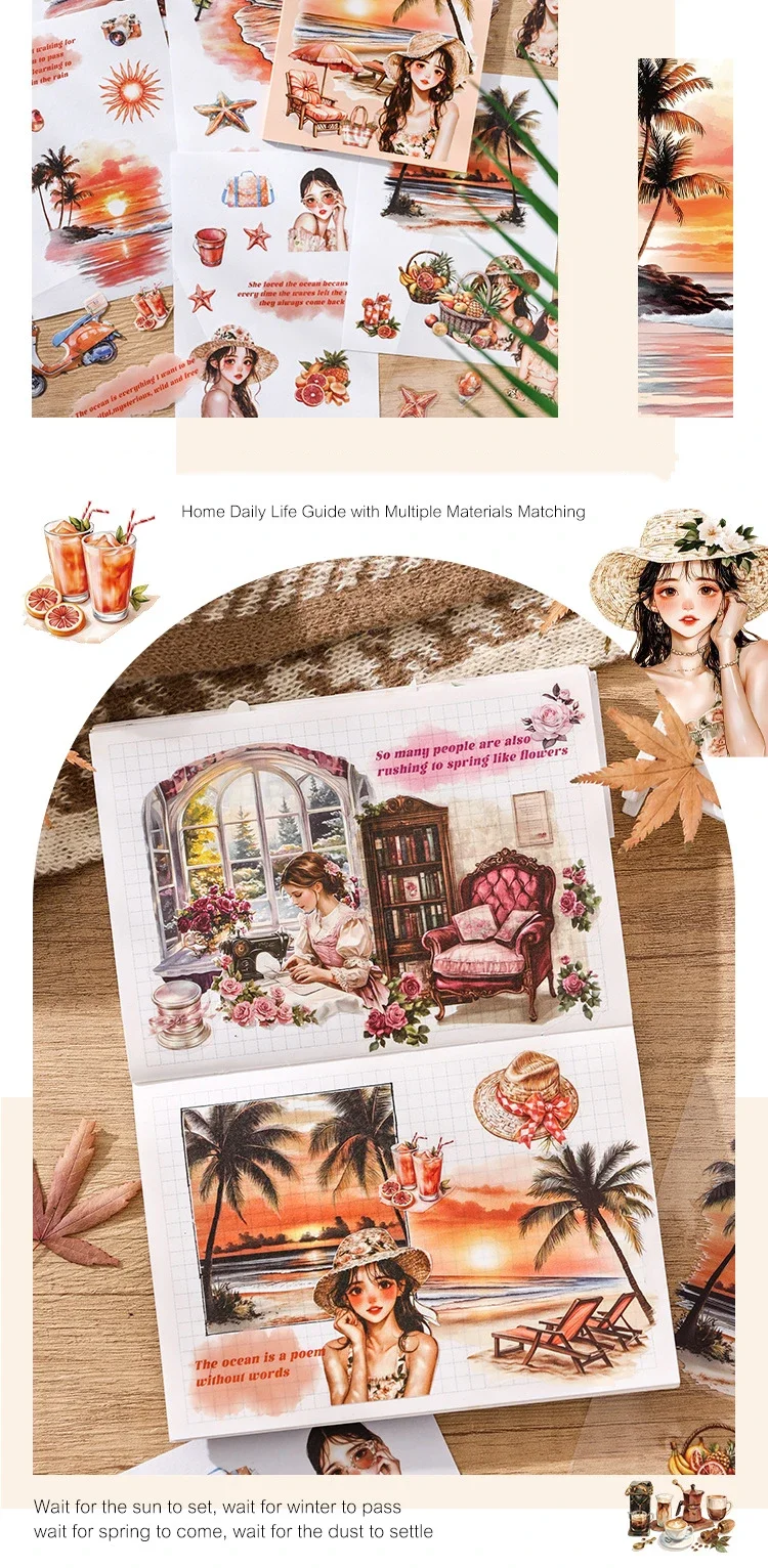 JIANWU Xiaoquexing Series Vintage Character Flower Coffee