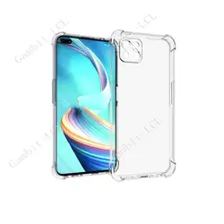 Durable Shockproof Soft Silicone TPU Back Cover - Anti-Falling Case for OPPO Reno4 Z 5G (Clear)