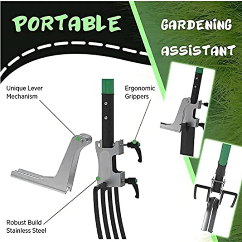 

Foot Weeding Aid Portable Garden Gardening Weed Cleaner Tool