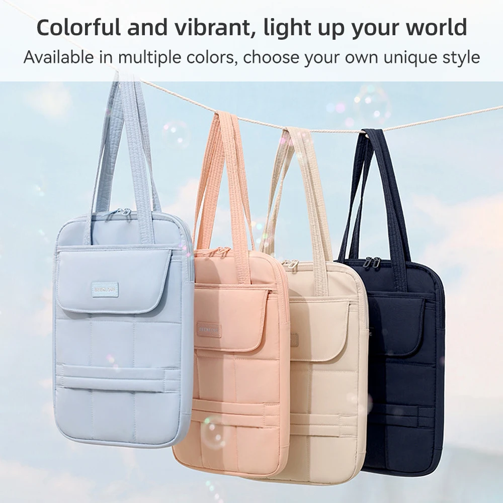 2025 New Laptop Shoulder Bag – Multi-Purpose Tote & iPad Protective Handbag for Business Travel