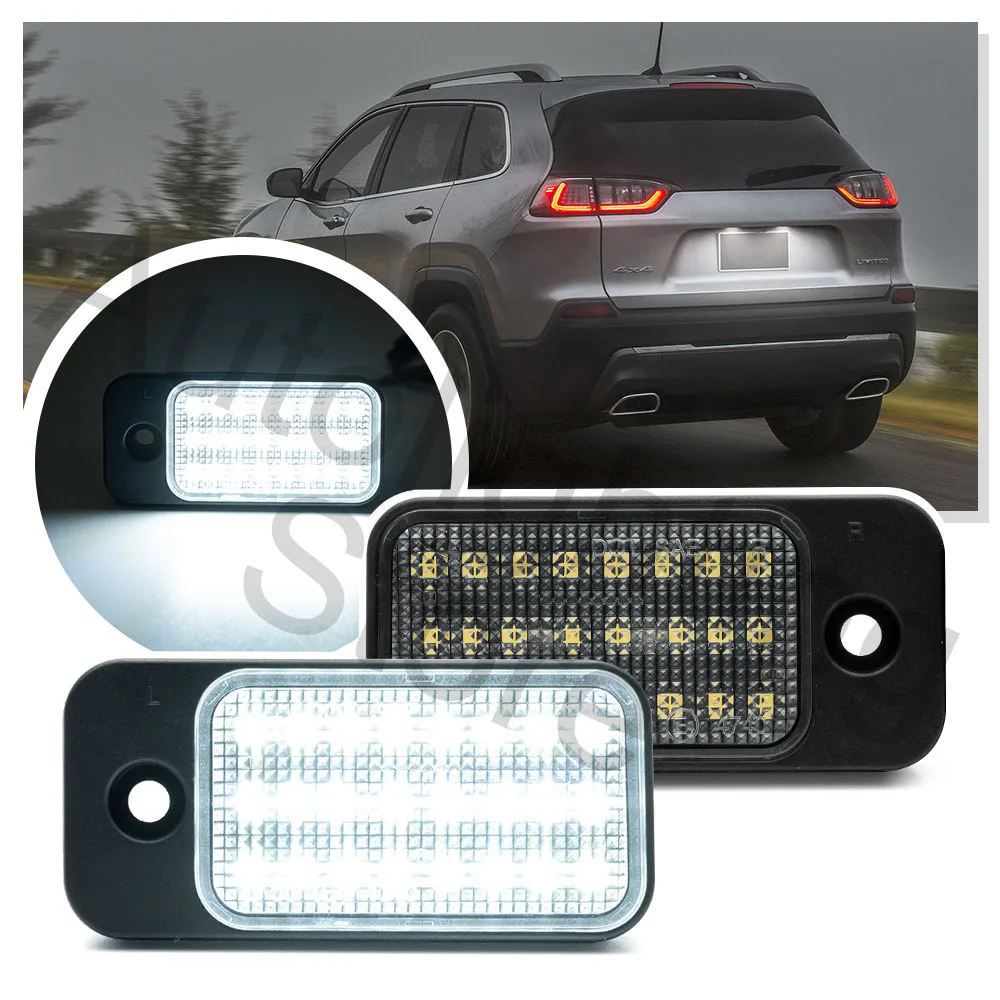 2x Canbus Led License Number Plate Light Lamp For 2019 2020 2021 2022
