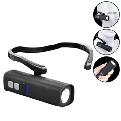 Ear Clip Headlamp - Bright LED, Rechargeable & Waterproof Head Flashlight (NEW)