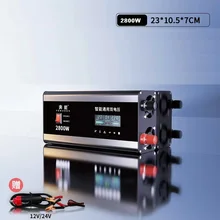  Pure Sine Wave Inverter Power Bank Home Car Invert 2200W/2800W DC 12V 24V Auto Match  Ac 220V Voltage Converter Solar Inversor 