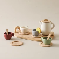 Children Low Tea Silicone Tea Set Kid Montessori Toy Afternoon Tea Teathings Toys Kids Cosplay Play House Educational Toys Gifts 1