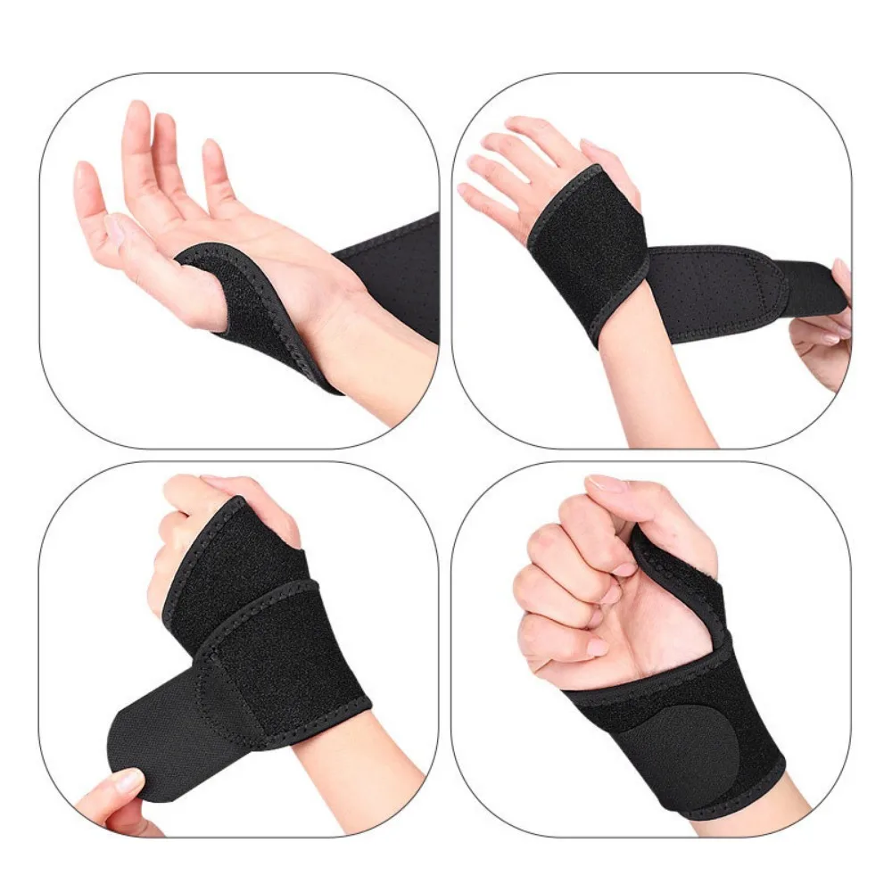 Gym Wrist Band Sports Wristband New Wrist Brace Support Splint Fractures Carpal Tunnel Wristbands for Fitness wrist brace wrist support wrist sweat wristbands