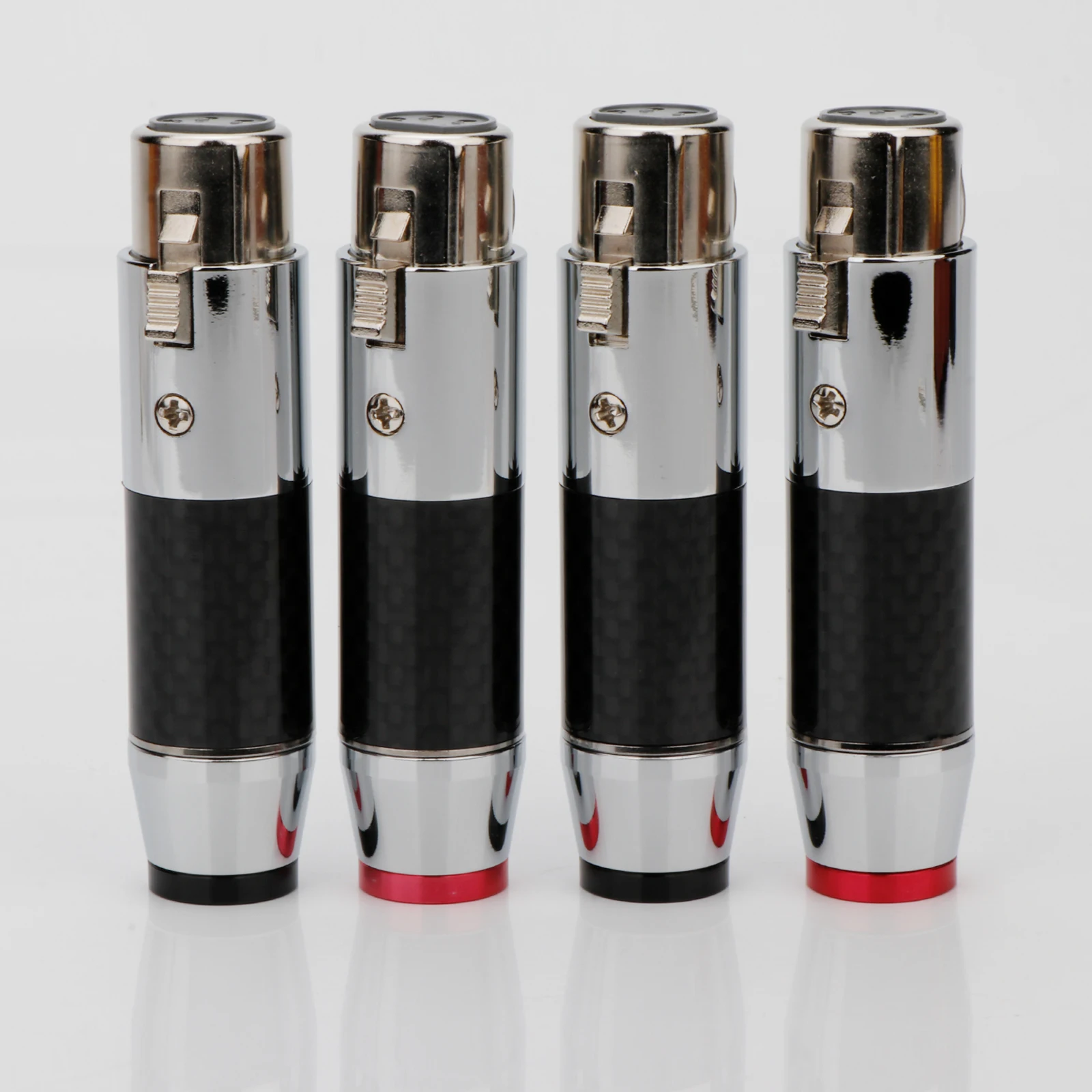 HiFi 4-Pin Audio XLR-Stecker Vergoldete XLR-Buchse und -Stecker Kopfhörer-Adapter für DIY-Audioverstärker und Kopfhörerkabel – Detail 7