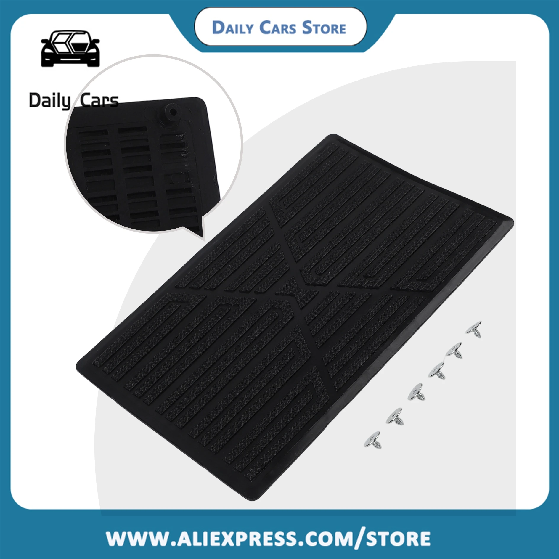 23x15cm 자동차 미끄럼 방지 바닥 패드 PVC 페달 플레이트 발 뒤꿈치 스커프 플레이트 범용 자동 커버 매트 미끄럼 방지..