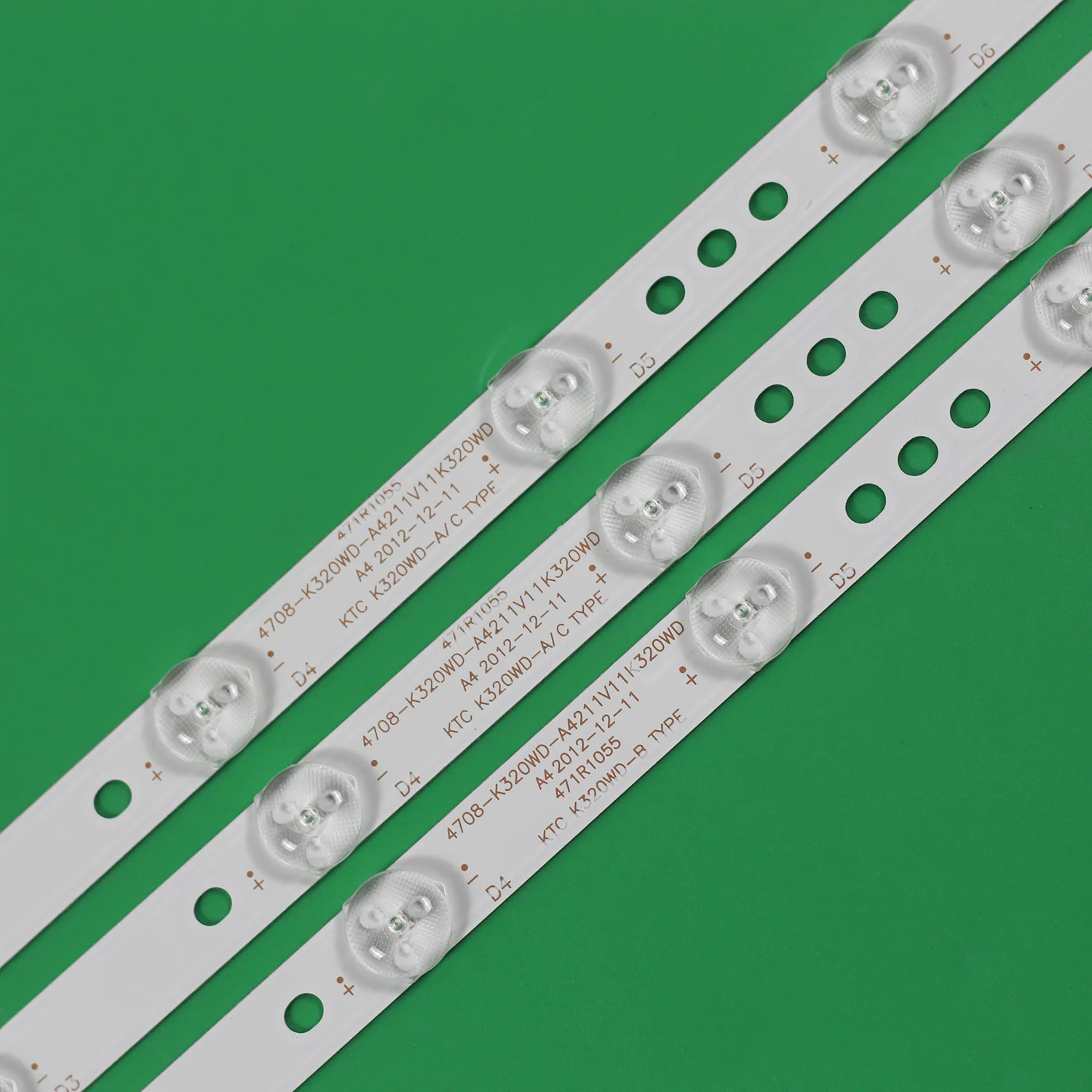Fita Led Pcs para Philips 32pfl1335 t3 32e61hr 4708-k320wd-a4211v01 4708-k320wd-a4211v11 K320wd Led32568 Lc315tu3a L32c11 - Imagem 2