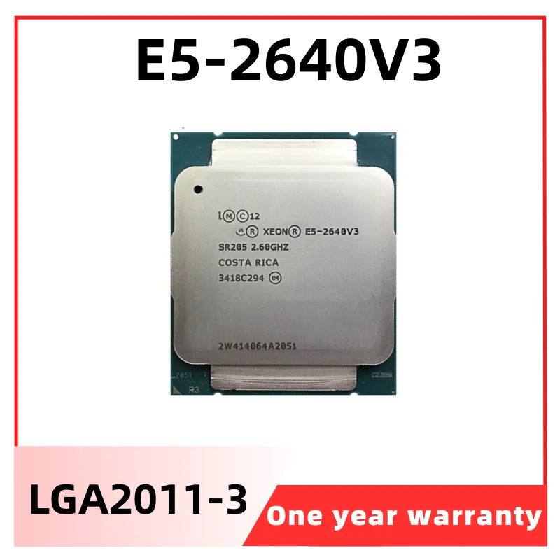 

ЦП Xeon SR205 2,60 GHz 8-Cores 20M E5-2640V3 LGA2011-3 V3 процессор E5 2640V3