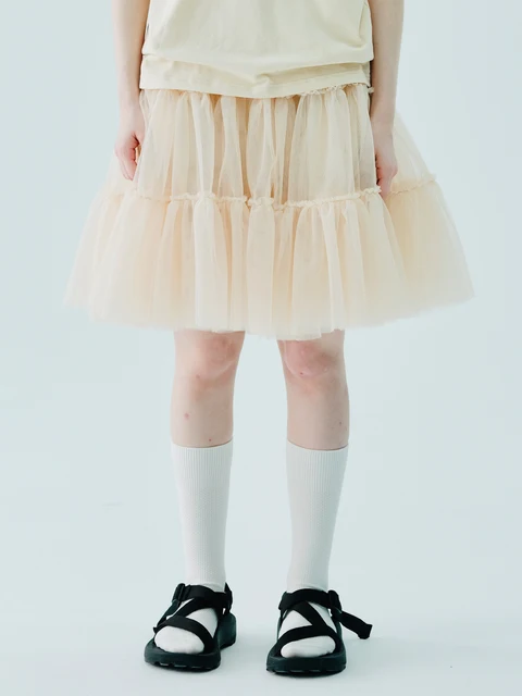 2023 New Apricot Half Skirt: Imakokoni Original Design