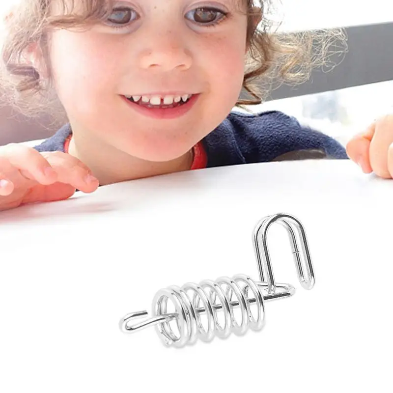 Materials Metal 3D Montessori Puzzle Wire IQ Mind Brain Teaser Puzzles For Children Adults Anti Stress Reliever Toys Kids Gifts 4