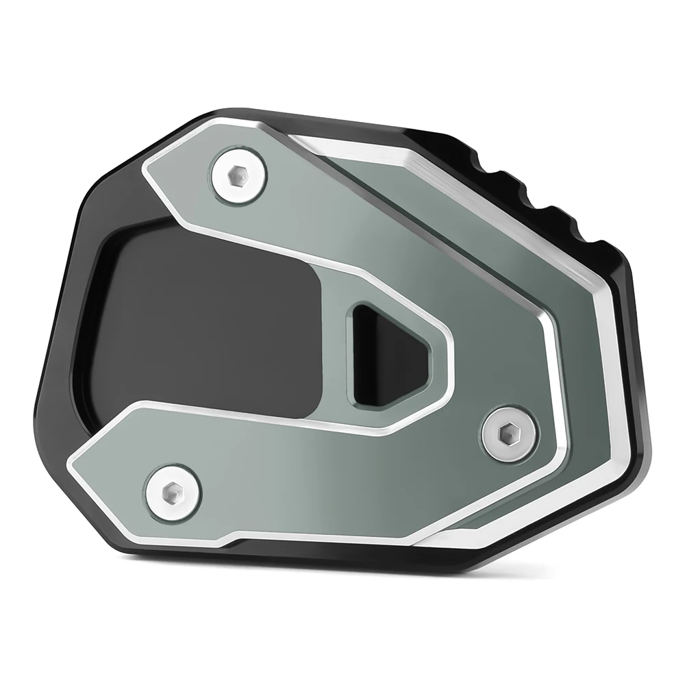 WOOGA Extension Béquille Latérale CNC Pour Honda X-ADV 750 2021-2024 - Plaque Agrandie Pied Latéral Noir