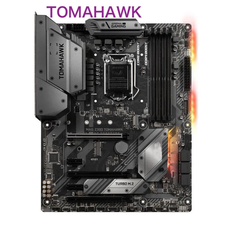 Per Scheda Madre Msi Mag Z390 Tomahawk Scheda Madre 64Gb Lga 1151 Ddr4 Atx Testata Al 100% Ok Completamente Funzionante Spedizione Gratuita