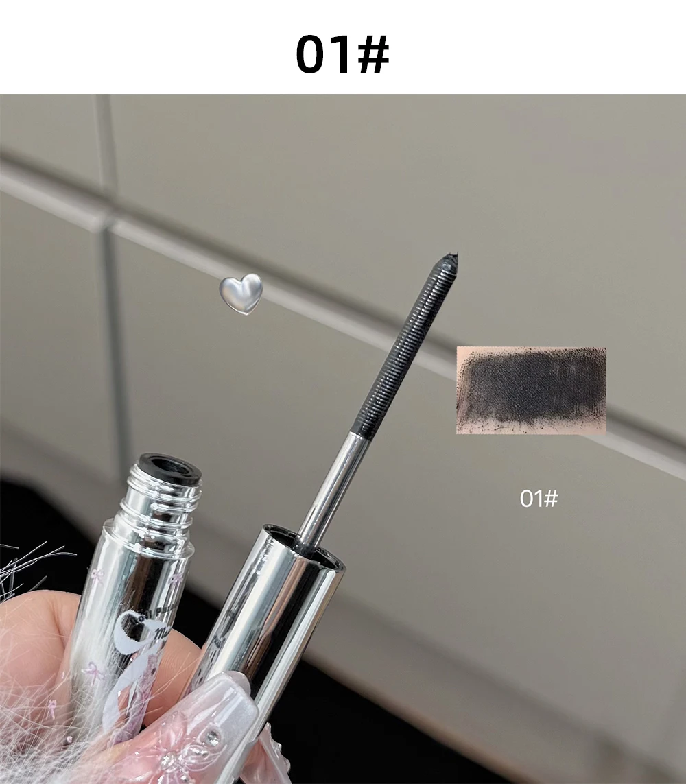 Waterproof Lengthening Mascara For Silky Long Lasting Black Lashes_voghion.com