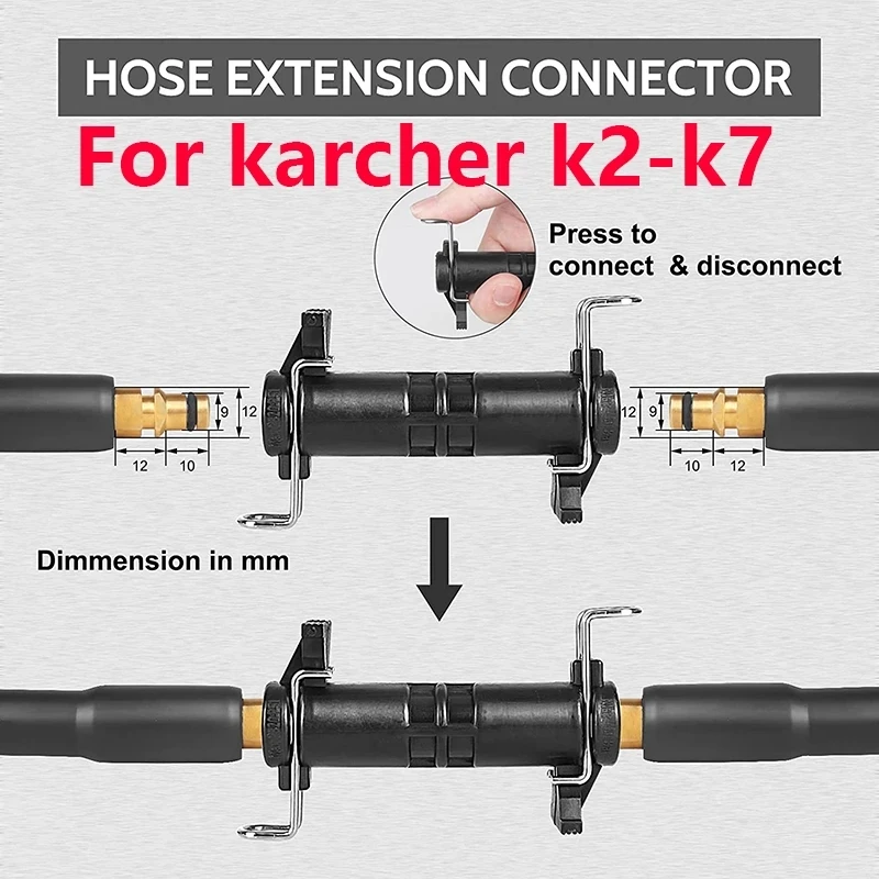 High Pressure Washer Hose Pipe Cord Car Washer Water Cleaning Extension Hose Water Hose for Karcher K2 K3 K5 K7 Pressure Cleaner