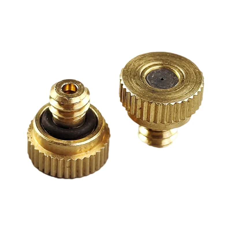 

10PCS Low Pressure High Quality Brass Fog Misting Nozzles Connectors Garden Water Irrigation Sprinkler Fittings