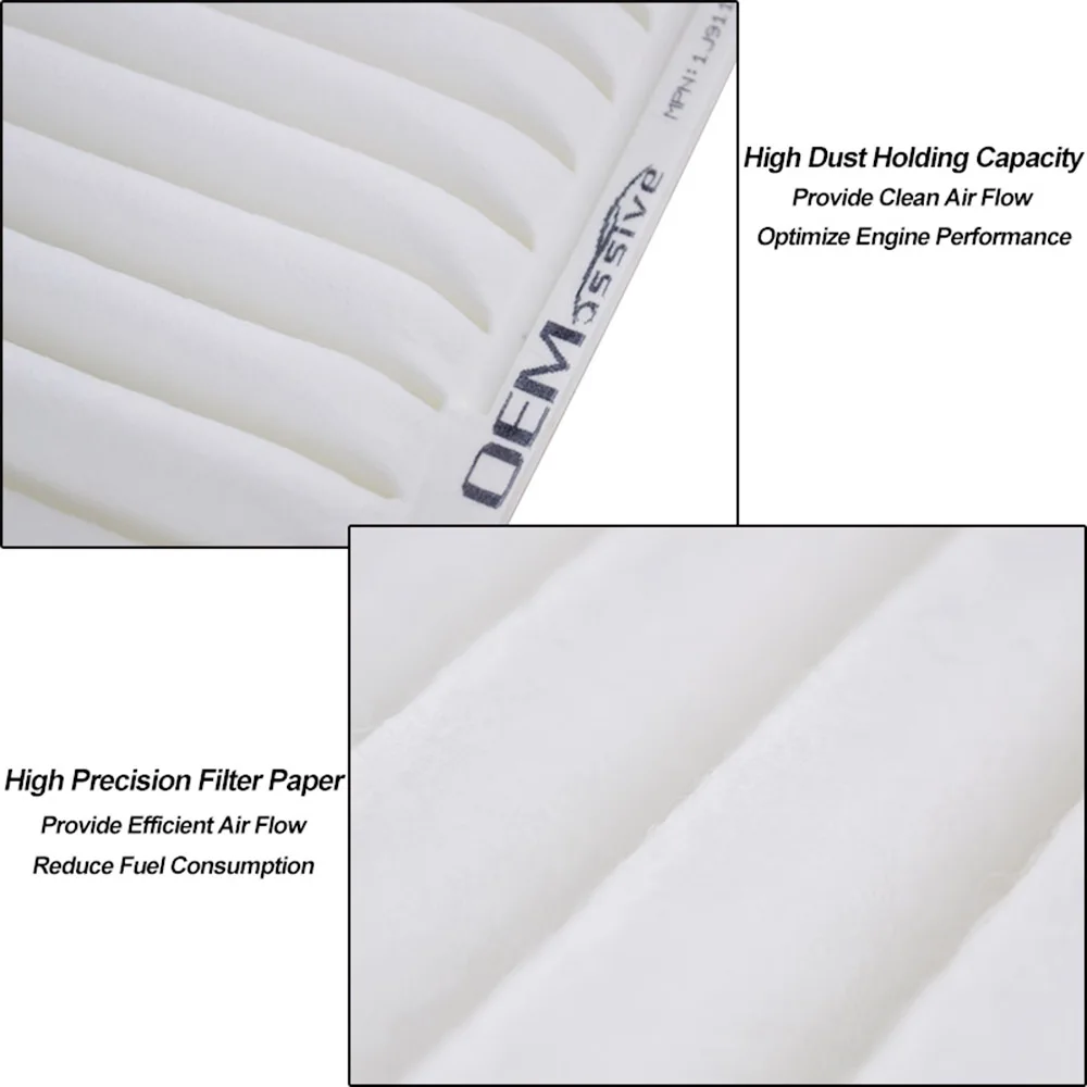 Combo Set Engine Cabin Air Filter for 2007-2011 Toyota Camry L4