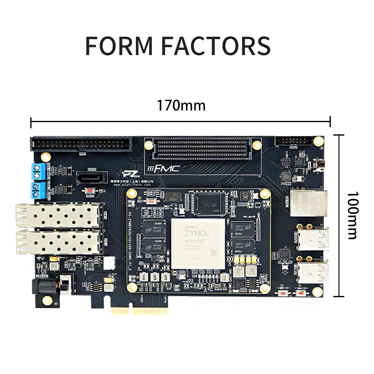   Puzhi PZ7100-FH KFB 900I  ŰƮ, ϸ Zynq-7000 SoC XC7Z100 FPGA  , PCIE