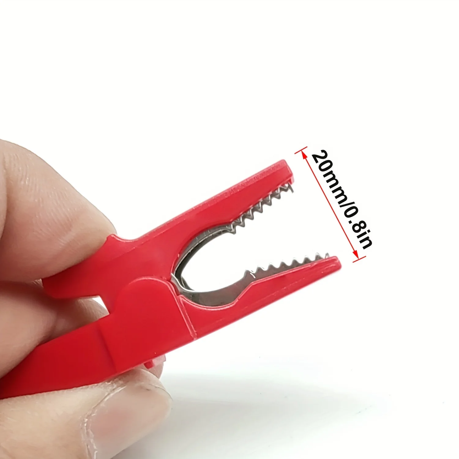 55mm Alligator clip 4mm banana plug test probe 4-piece set durable rubber red and black