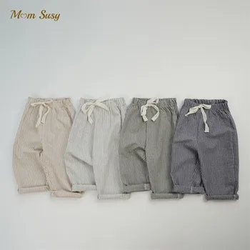 Baby Cotton Striped Pants 1