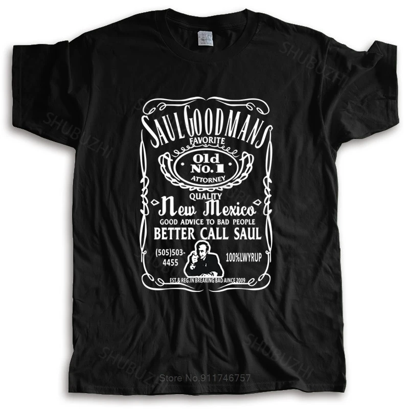 TshirtmensummertopteesBetterCallSaulWhiskeyTributeTShirt