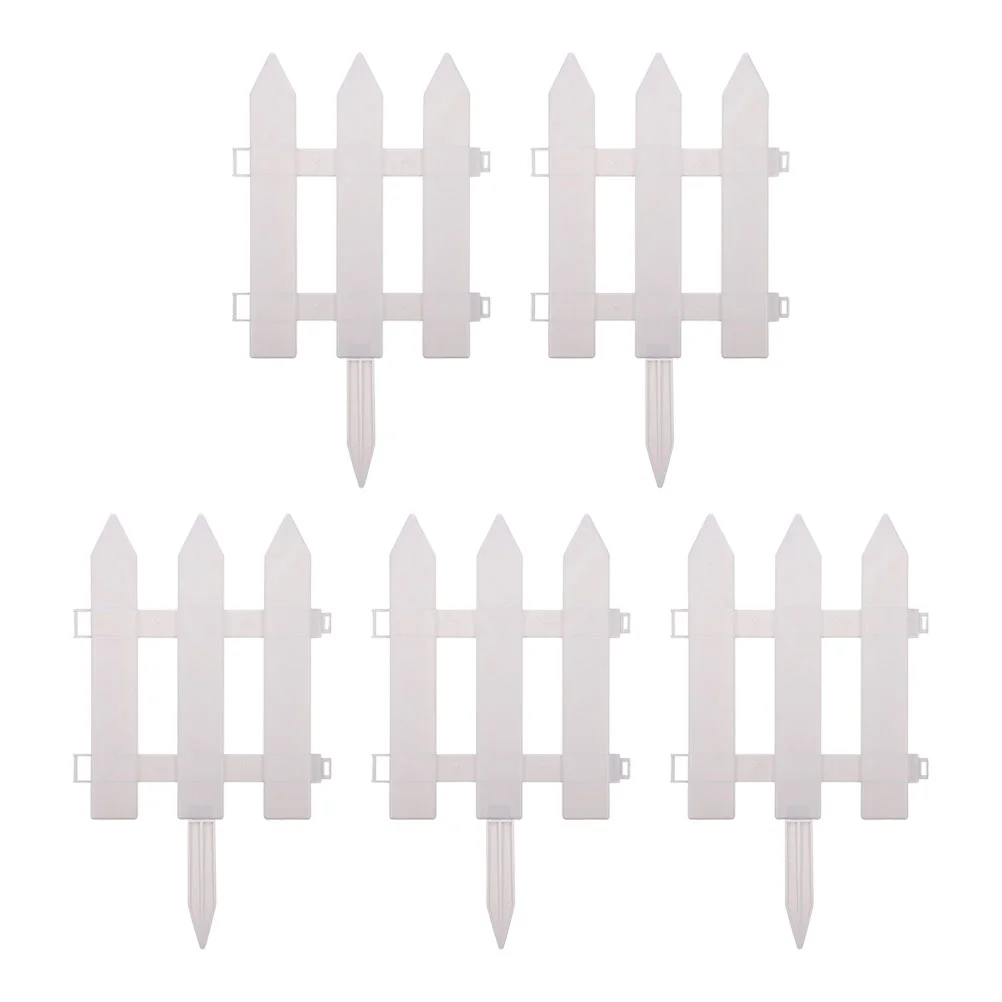 

5 Sets Decorations The Garden Barrier Baby Plant Pots Outdoor Playpen Plastic Lawn Flowerbeds