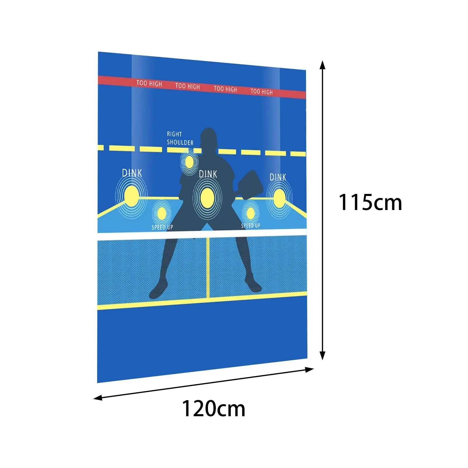 Pickleball Dink Pad Pickleball Practice Equipment Improve Your Pickleball Game Pickleball Practice Poster for Wall Men Women Pickleball Dink Pad Pickleball Practice Equipment Improve Your Pickleball Game Pickleball Practice Poster for Wall Men Women