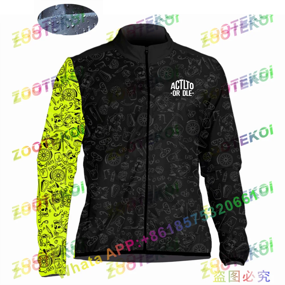 Cycling Jacket Man Windproof Waterproof Ultralight MTB Mountain Bicycle Windbreaker