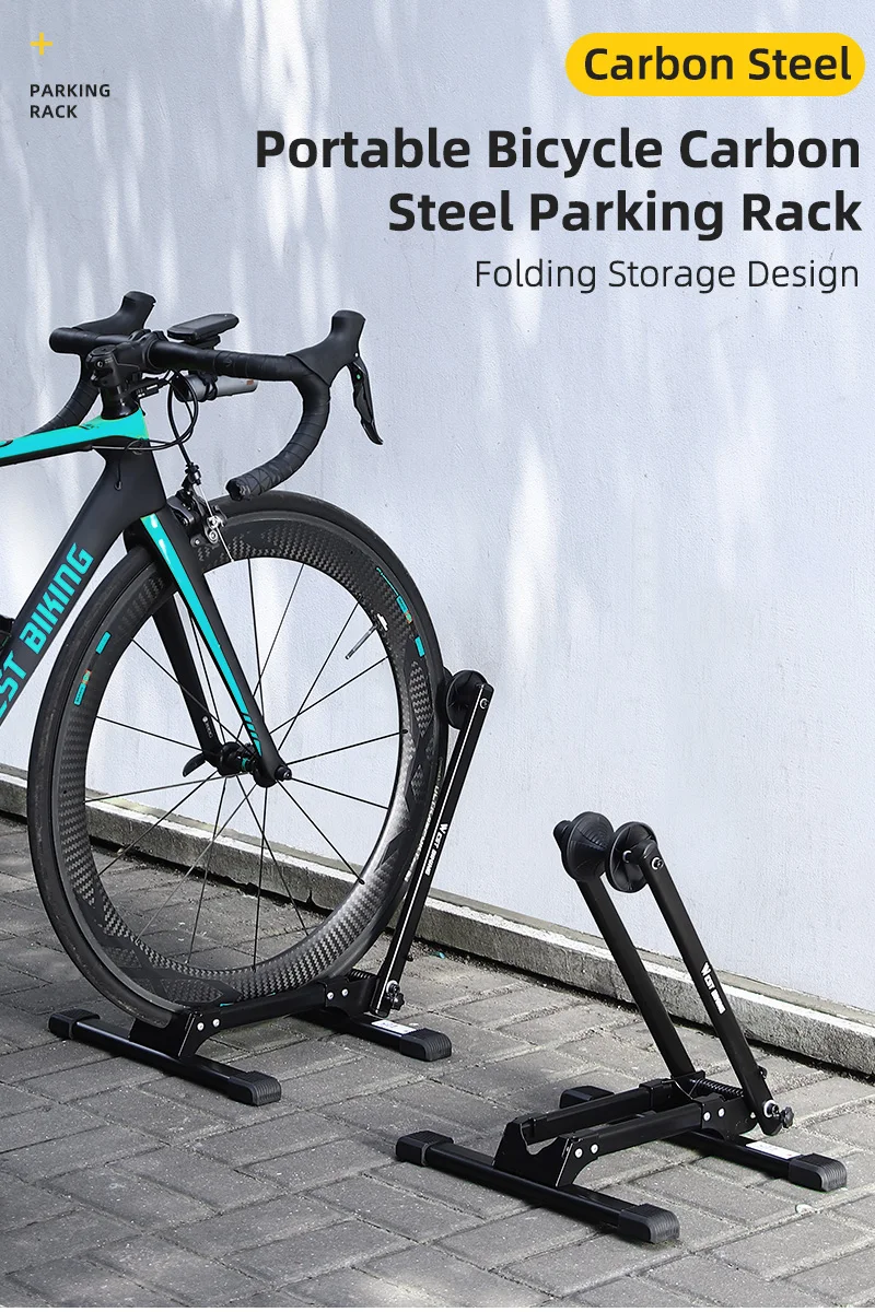 West Biking faltbare Fahrrad abstellplätze Indoor MTB Rennrad Radständer Lagerung stabile Stand gestelle Fahrrad zubehör – Detail 1