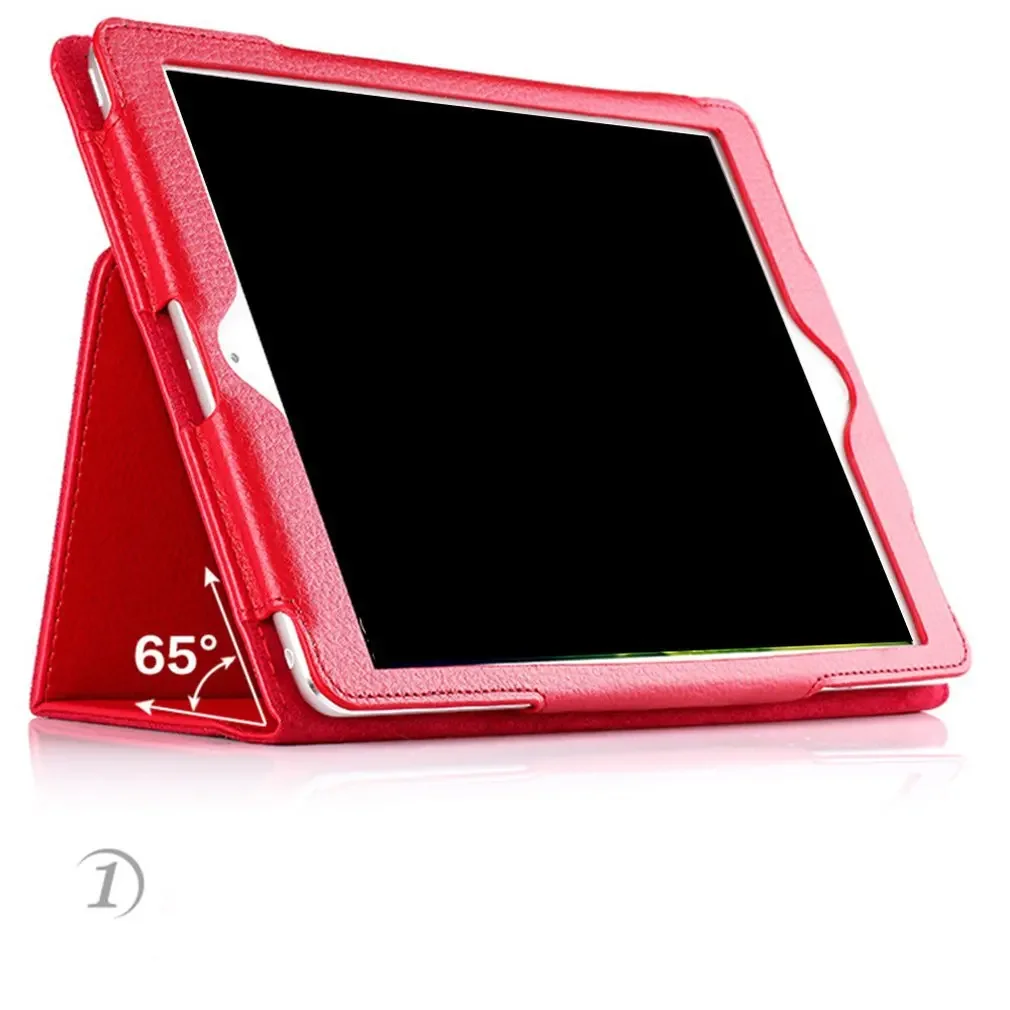 Capa Dobrável para Ipad Capa Ipad A1395 A1396 A1397 A1416 A1430 A1403 A1458 A1459 A1460 Couro pu Funda para Ipad Mini Capa - Imagem 2