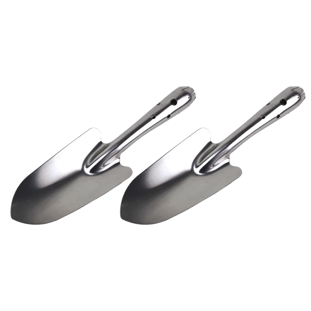 2 Pcs Garden Sets Multifunction Mini Succulent Tools Hand Trowel Weeding Metal Handheld Spade Gardening Planting
