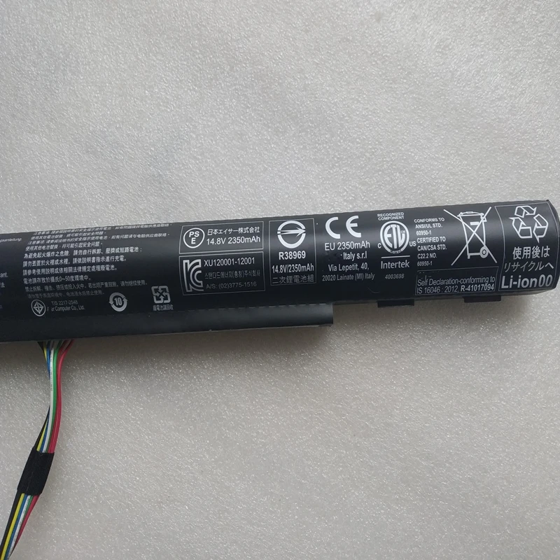 Acer Aspire-al15a32 Bateria V3574tg E5422g 473g 522g 532t 553g 573g 772g 773g Es1-420 422 F5-572g Travelmate P277 P278 Novo - Imagem 4
