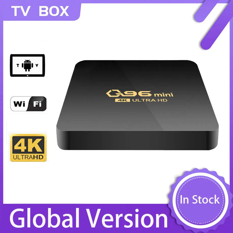 Стандартная мини-ТВ-приставка с Интернетом Q96 Android TV-приставка Умный домашний