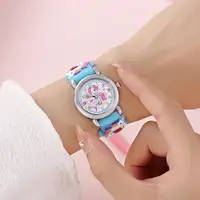 New Fashion Colorful Cartoon Unicorn Student and Children’s Watch Quartz Watch Electronic Watch
