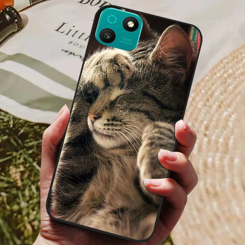 Shockproof Black Silicone TPU Phone Case Cover