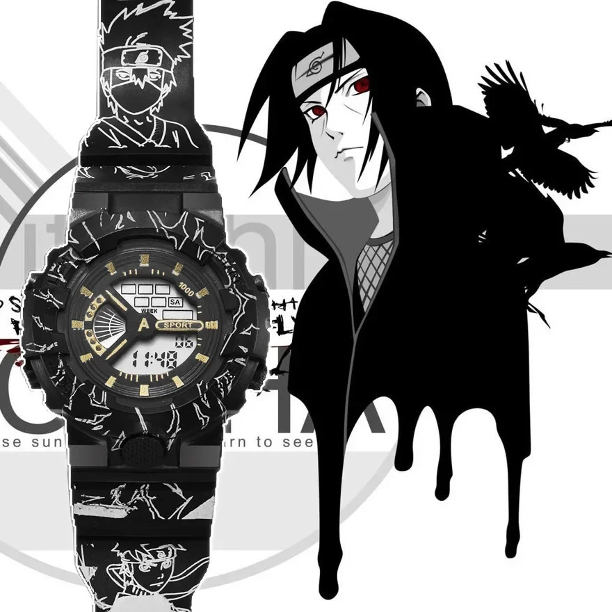 Horloge Murale 3D Naruto Uzumaki – Design Kakashi Anime, Silencieuse Sans Tic-Tac, Pour Chambre Enfant & Garçon