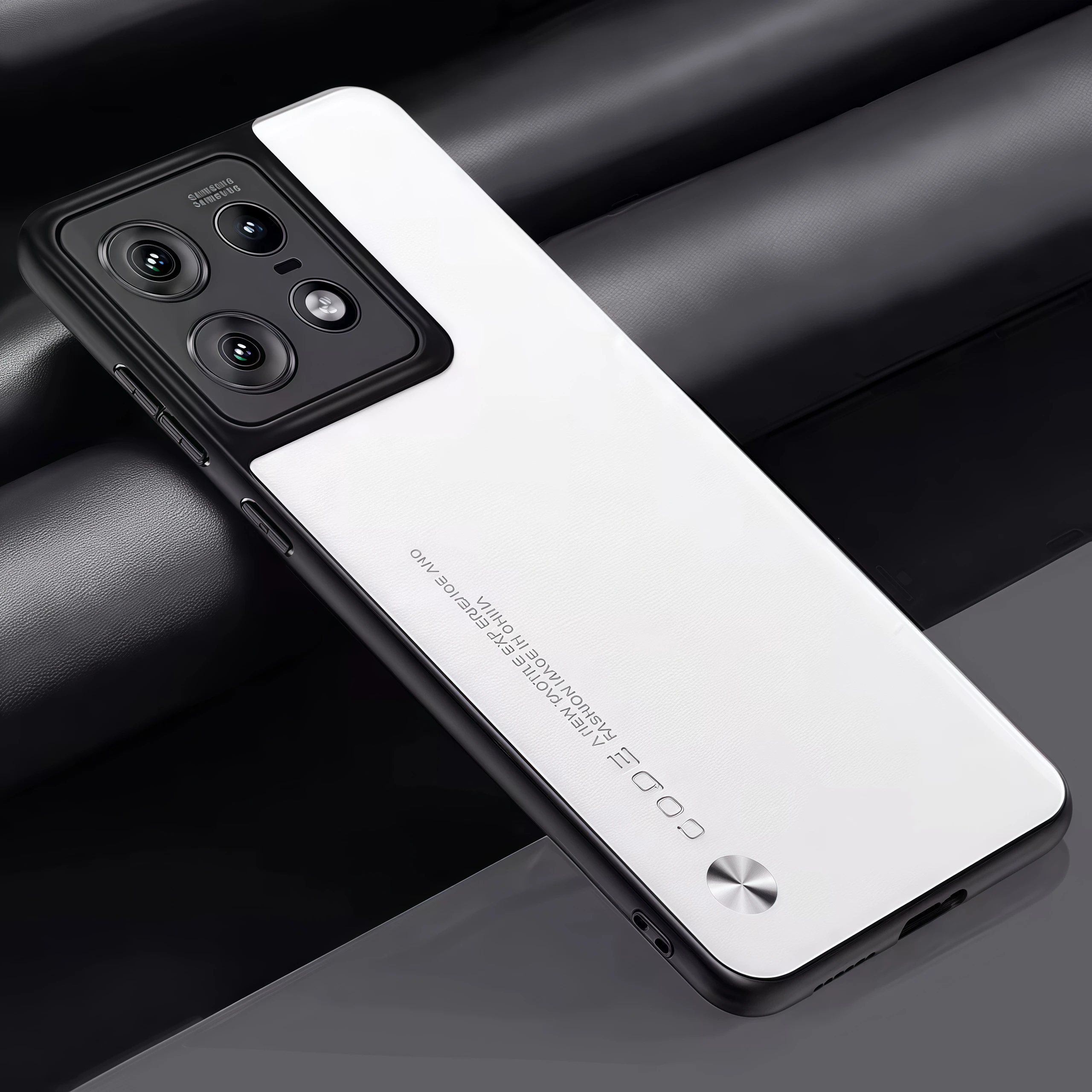 Premium PU Leather Silicone Phone Case - Luxury Back Cover Design