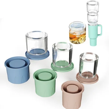 스탠리 컵용 아이스 큐브 트레이 몰드, 실리콘 아이스 큐브 메이커, DIY 음료 주스, 위스키 실린더, 아이스 몰드, 주방 도구, 20, 30, 40 oz