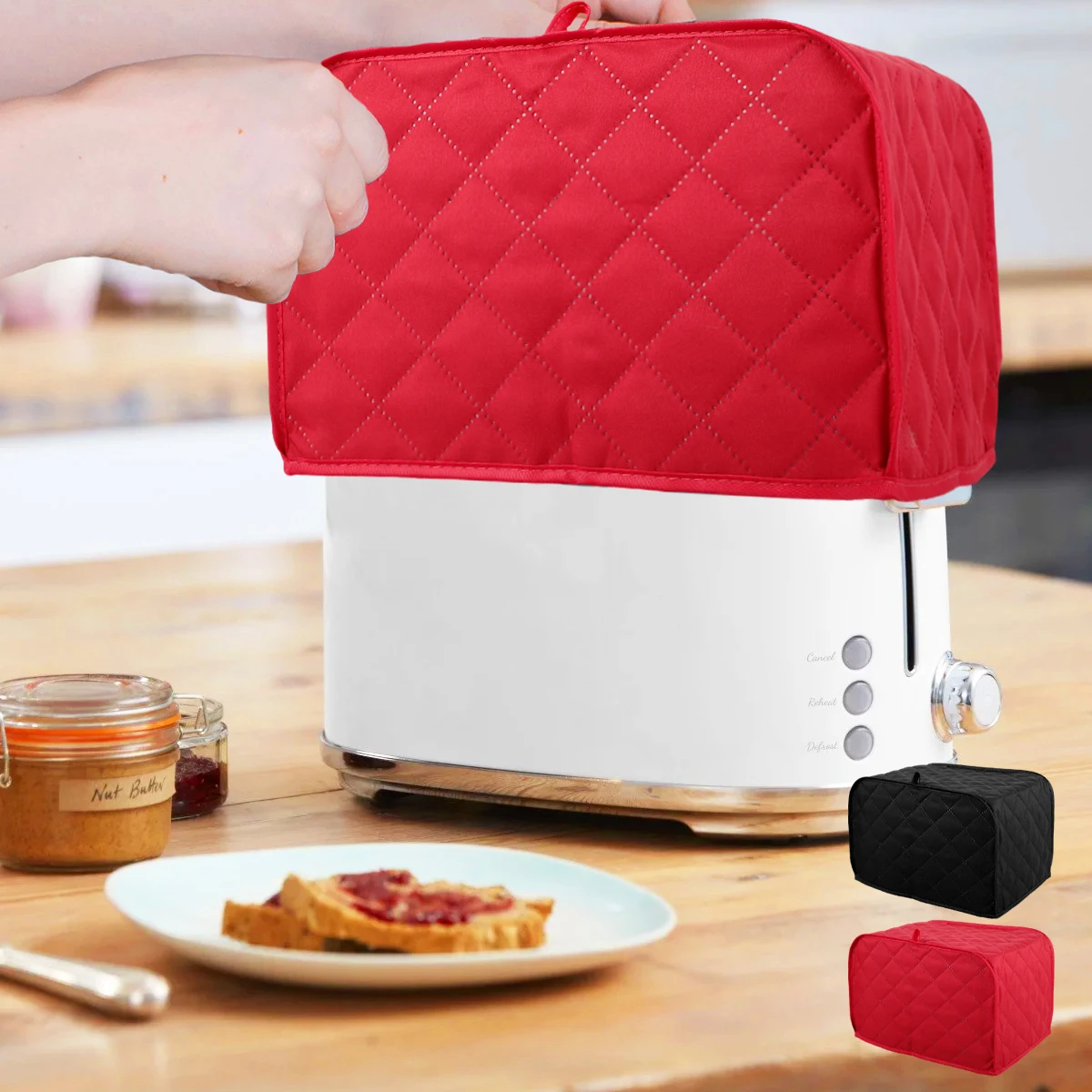 Toaster Cover Anti Dust Bread Maker Machine Washable Protective Two Slice