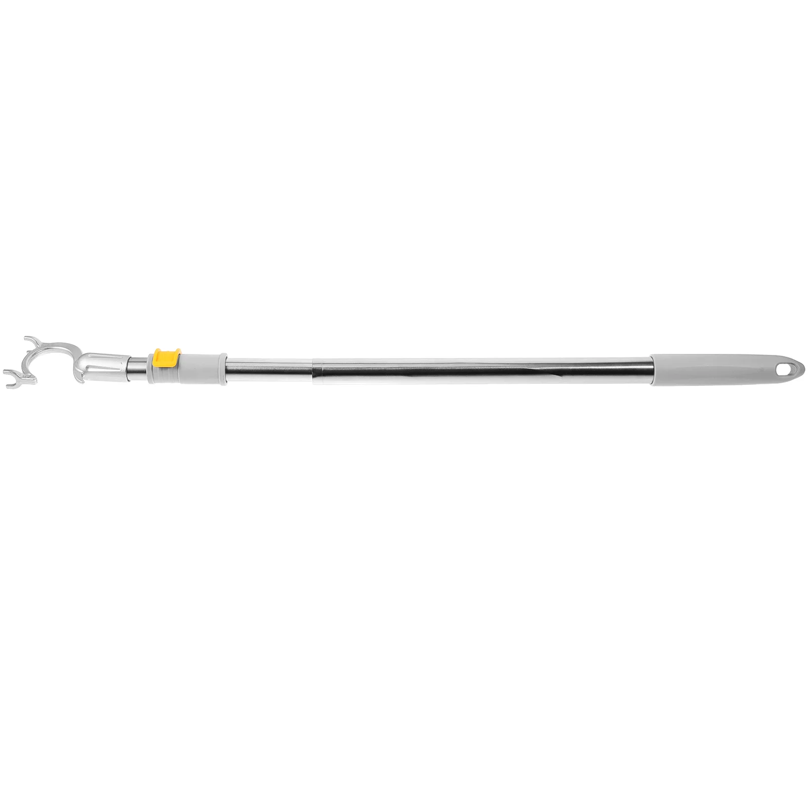 

Closet Reacher Pole Stainless Steel Clothes Hanger Reaching Hook Telescopic Adjustable Clothes Hook Pole Light Can Extend