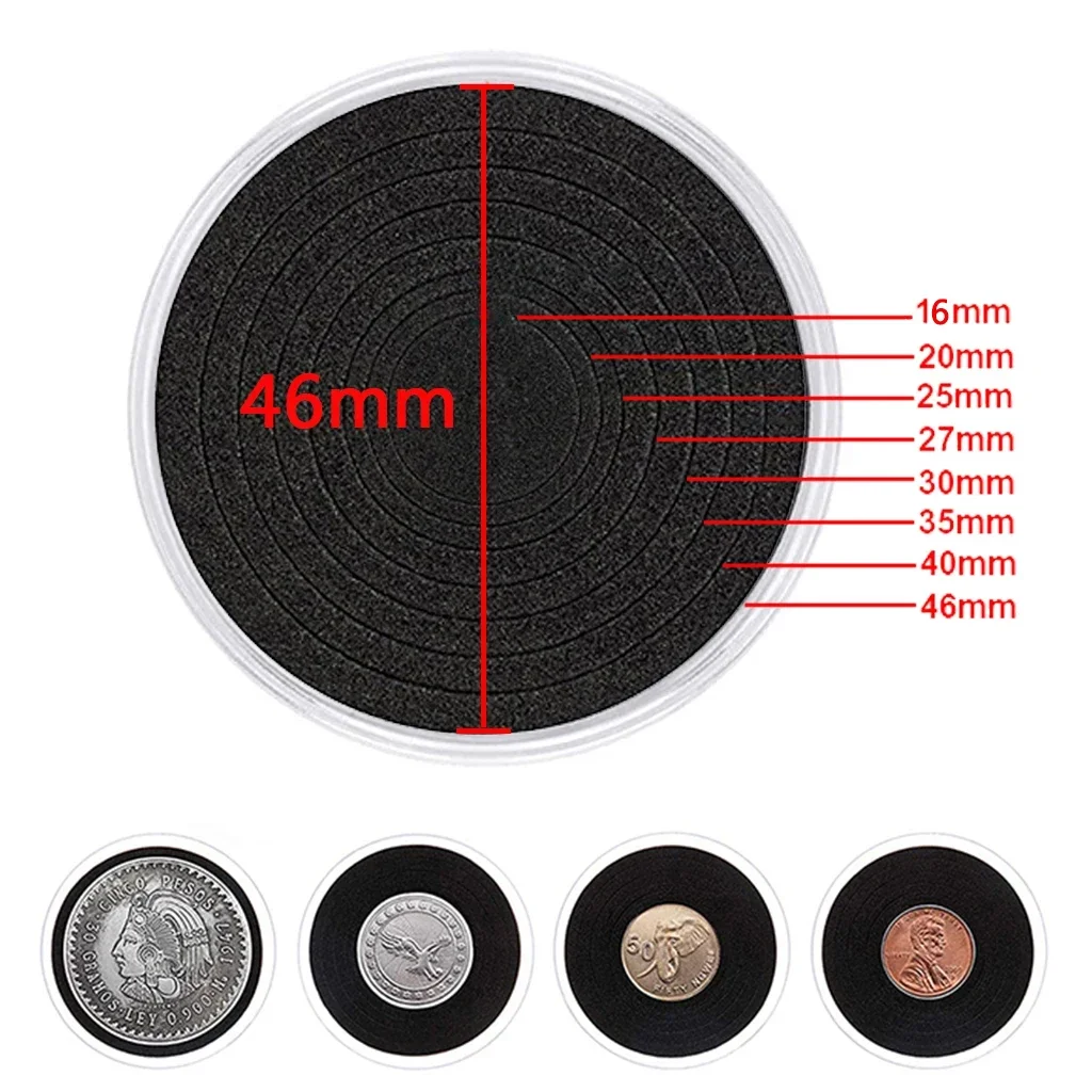 コインカプセル20mm×2、21mm×7 楽天市場】コインカプセル セット コインケース ボックス 記念貨