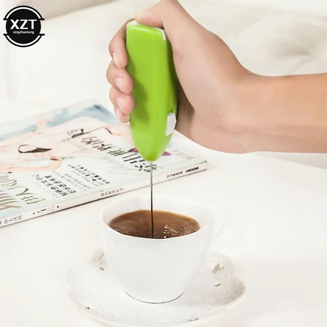 Handheld Electric Milk Frother Drink Foam Whisk Mixer Stirrer Coffee Egg  Beater