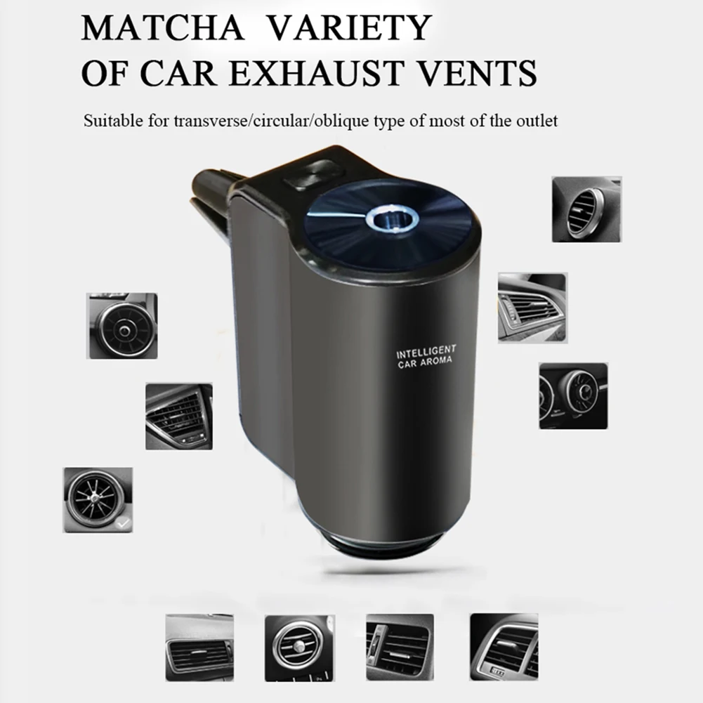 

10ml Car Aroma Diffuser Long Lasting Wireless Smart Car Perfume Clip Air Fragranc 66.8x63x29.4mm Air Outlet Clip Air Freshener