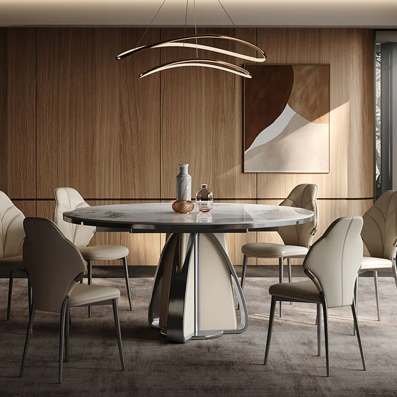 Mesa de Comedor de cocina, mueble Individual ligero, minimalista, moderno, Extensible, Modular