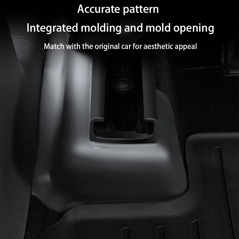 Protection Shell For Tesla Model Y-Under Seat Corner Guard Seat Slide Rails Protector Cover Anti Kick Decorative Cover
