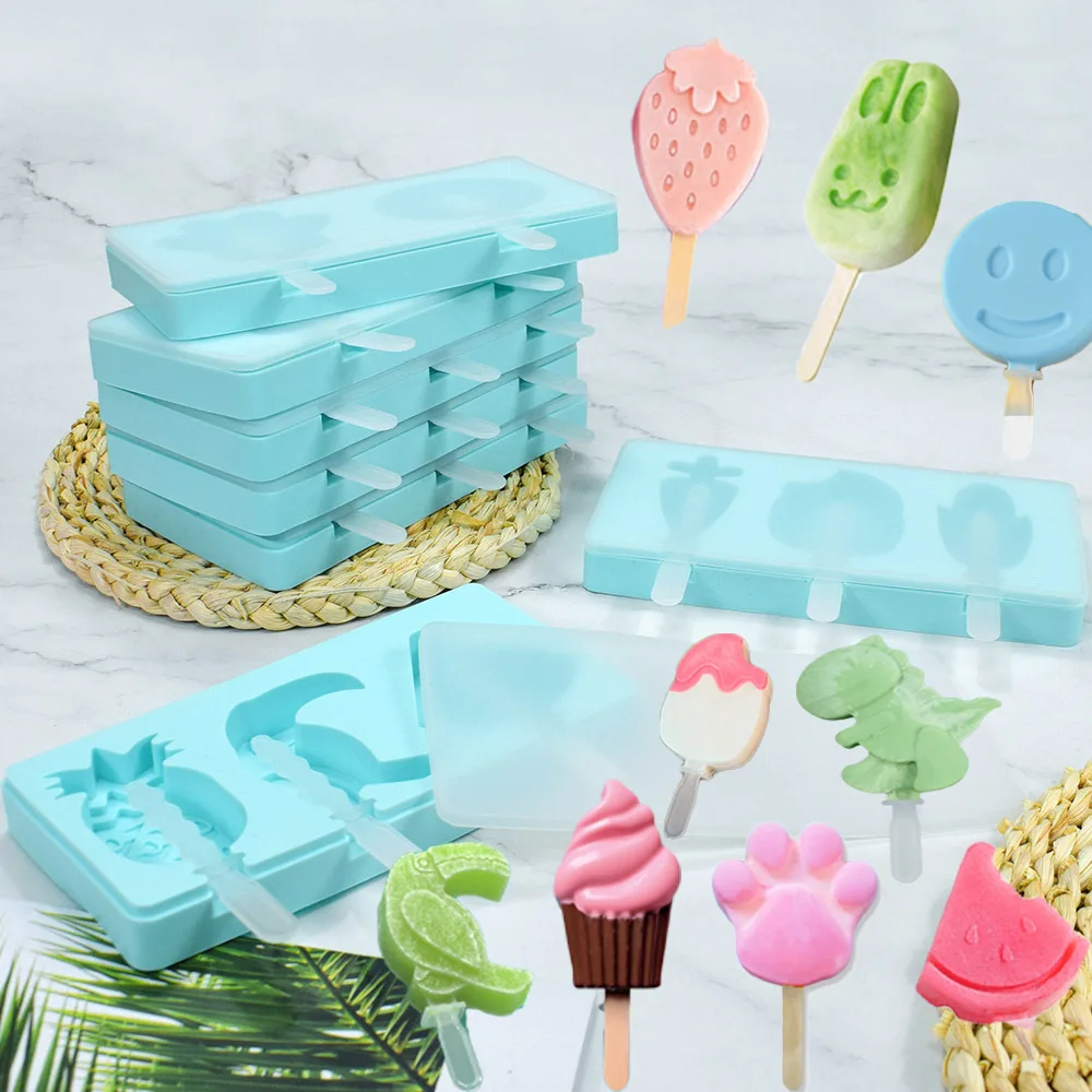 

Ice-cream mold silica gel food grade home-made ice-cream grinder Popsicle ice-cream model