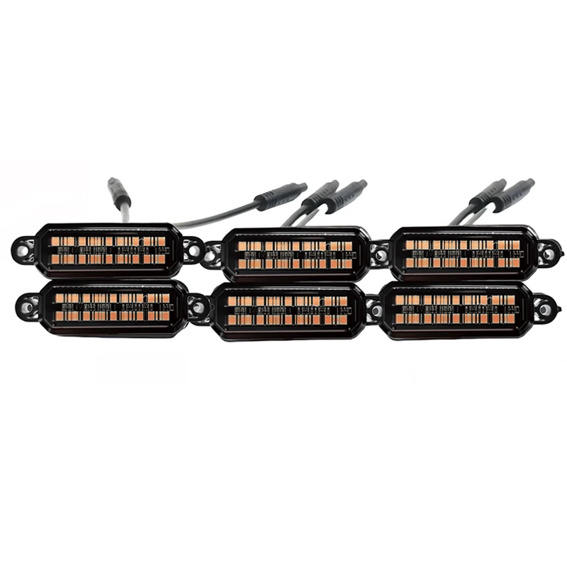 JAC T9 차량용 18LED 프론트 그릴 라이트 주간 주행등 휠 아이브로우 램프 픽업용 12V